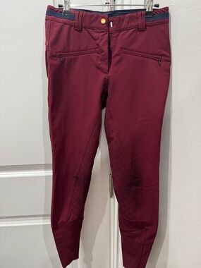 Halter Ego Megan Full Seat Breech Burgundy